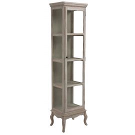 Wash white display cabinet