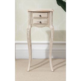 French Provincial Wash White Night Stand Side Table