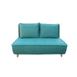 Green Wooden Frame Adjustable Sofa Bed Chair Comfortable 2 Seater Double Bed