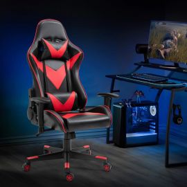 Gaming Office Chair Computer Use PU Executive Racing Recliner Backrest Armrest