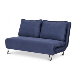 Grey Wooden Frame Adjustable Sofa Bed Chair Comfortable 2 Seater Double Bed